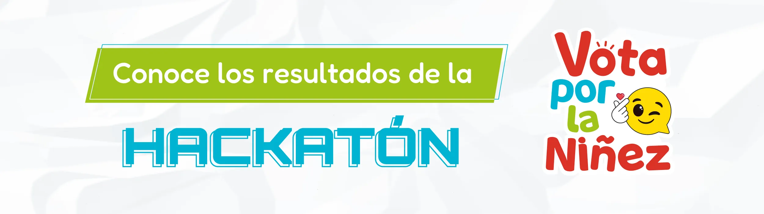 Pieza gráfica de la campaña que invita a votar informado por la niñez